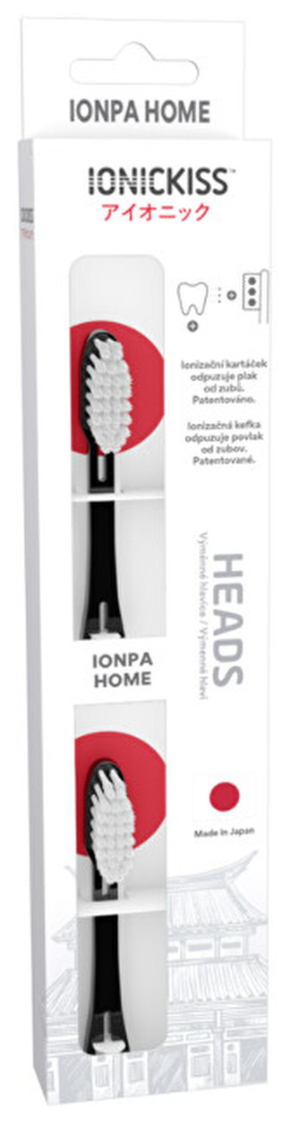 IONIC Corporation Výměnné hlavice IONICKISS IONPA HOME 2 ks Černá
