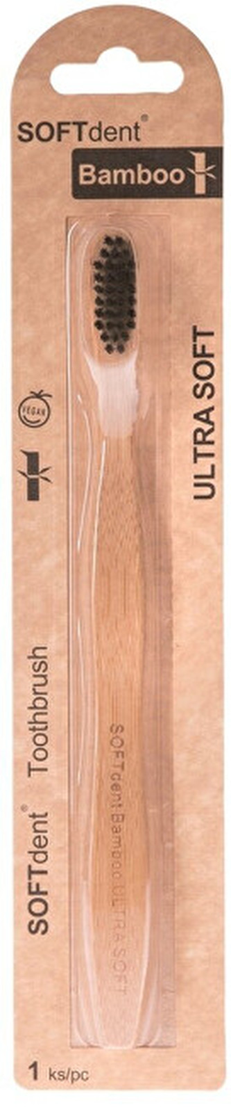SOFTdent BAMBOO zubní kartáček - ultra soft 1 ks