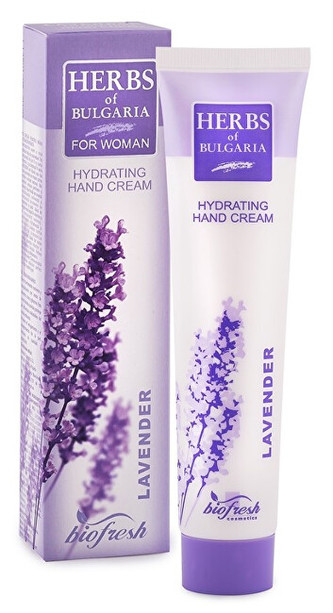HERBS OF BULGARIA - LAVENDER Hydratační krém na ruce z levandule 75 ml