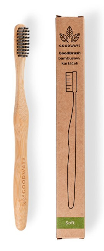 GoodWays GoodBrush bambusový kartáček Charcoal