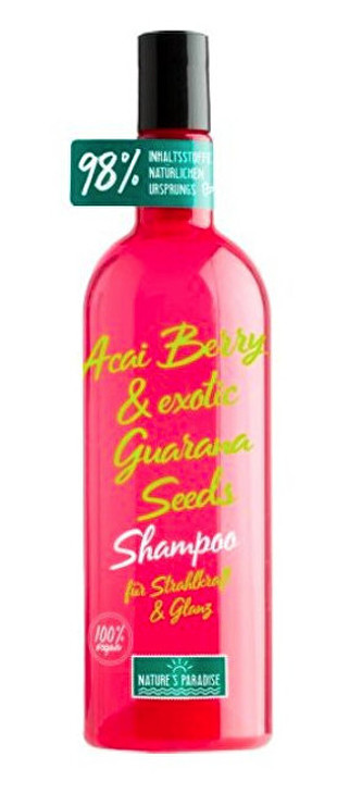 NATURE´S PARADISE Šampon Acai & Guarana 375 ml - lesk