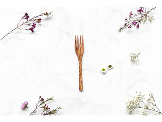 zKokosu Vidlička z kokosového dřeva