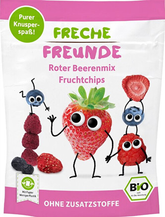 Freche Freunde BIO Ovocné chipsy - 100% Lesní plody 10 g