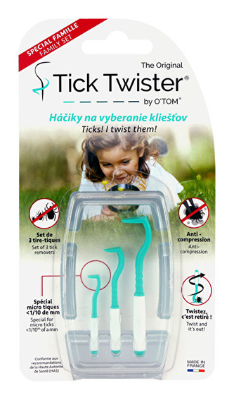 Tick Twister Sada 3 háčků \"Tick Twister\" na vybírání klíšťat 3 ks