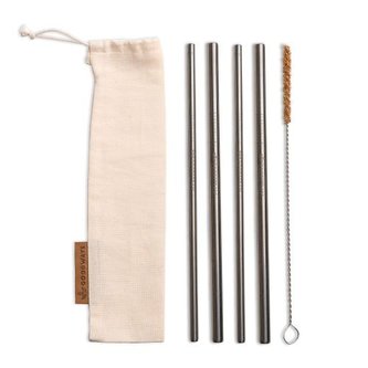 GoodWays GoodStraw kovová brčka 4 ks