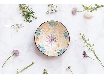 zKokosu Kokosová miska FLOWER