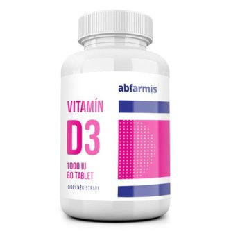 Abfarmis Vitamín D3 - 1000 IU - 60 tablet