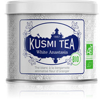 Kusmi Tea White Anastasia plechová dóza 90 g
