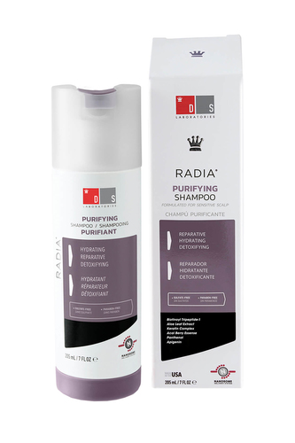 DS Laboratories Šampon pro citlivou pokožku hlavy Radia (Purifying Shampoo) 205 ml unisex