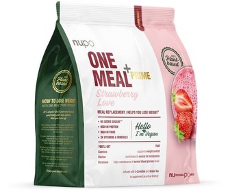 NUPO NUPO VEGAN Náhrada jídla Strawberry Love 360 g