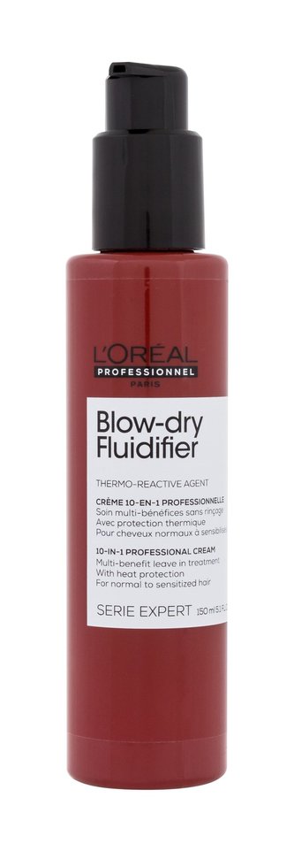 L´Oréal Professionnel Bezoplachový termoochranný krém s tvarovou pamětí Serie Expert Blow-Dry Fluidifier (Shape Memory Cream - Leave in) Objem 150 ml - nové balení woman
