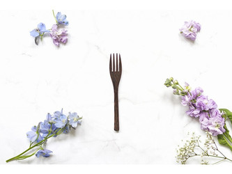 zKokosu Vidlička z ebenového dřeva