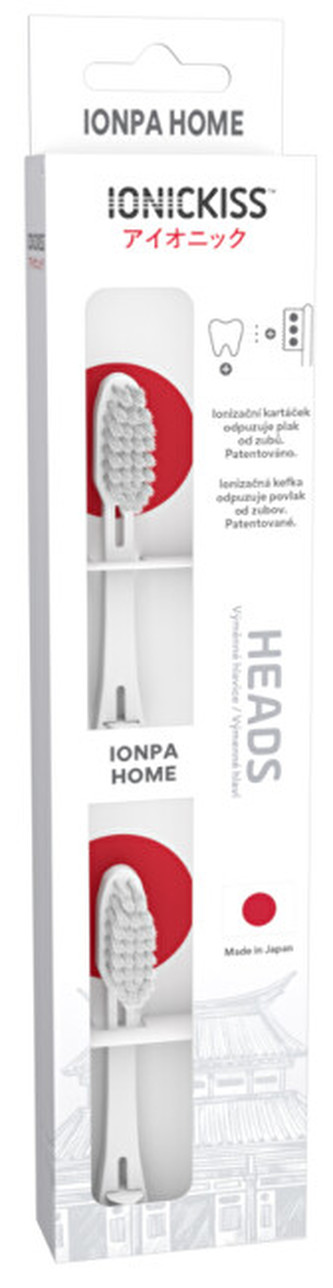 IONIC Corporation Výměnné hlavice IONICKISS IONPA HOME 2 ks Bílá