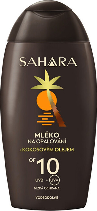 Sahara Mléko na opalování s kokosovým olejem OF 10 200 ml unisex