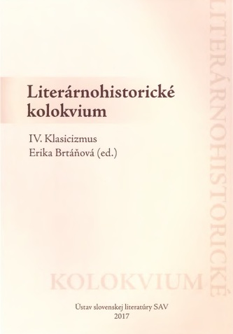 Literárnohistorické kolokvium IV. - Klasicizmus