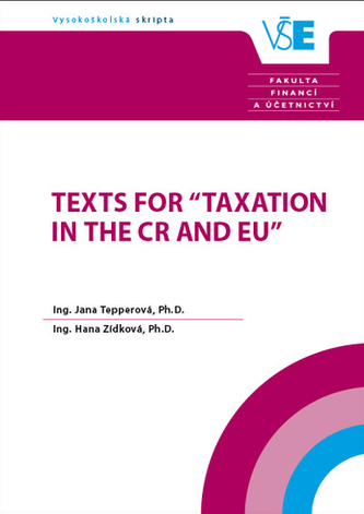 Texts for Taxation in the CR and EU