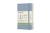 Moleskine: Plánovací zápisník 2018-2019 tvrdý světle modrý S