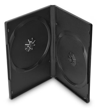 Obal 2 DVD 14mm černý - karton 100ks