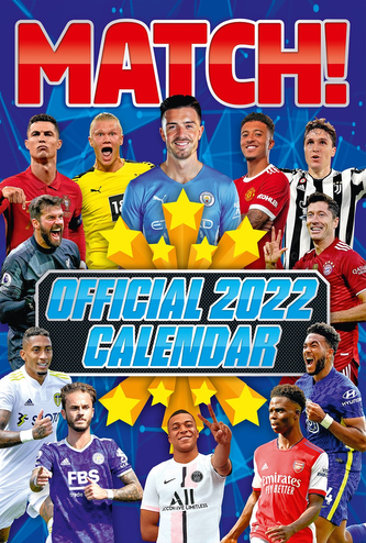 Oficiální kalendář 2022: Match! Magazine (A3 29,7 x 42 cm)