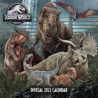 Oficiální kalendář 2022: Jurassic World|Jurský svět (SQ 30,5 x 30,5|61 cm)