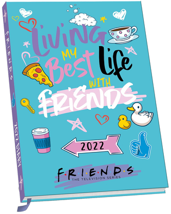 Diář A5 2022 Friends - Přátelé: How You Doin? (15,6 x 21,2 cm)