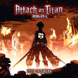 Oficiální kalendář 2022: Attack On Titan (SQ 30,5 x 30,5|61 cm)