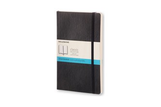 Moleskine: Zápisník měkký tečkovaný černý L