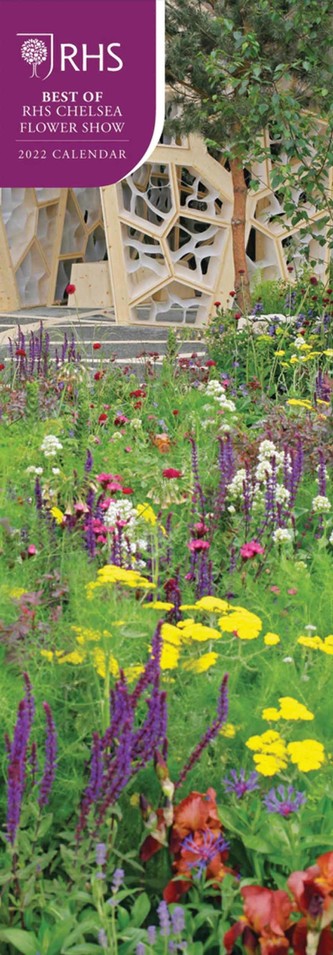 Kalendář slim 2022 RHS - Royal Horticultural Society: Zahrady a květiny (15 x 42 cm)