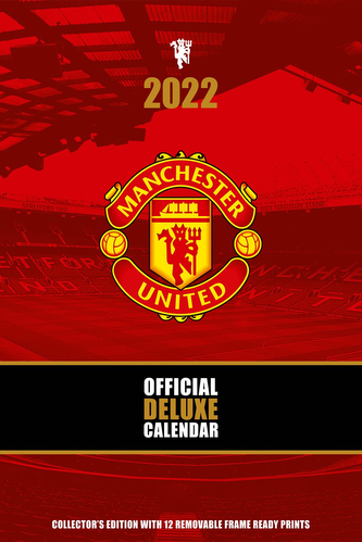 Deluxe kalendář 2022: FC Manchester United (42 x 29,7 cm)