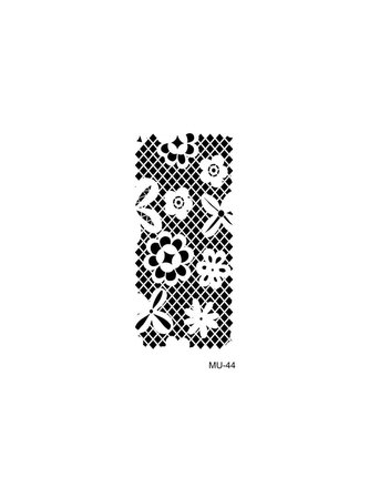 Šablona Cadence - krajky / 25x10 cm
