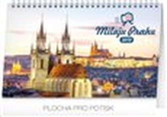 Stolní kalendář Miluju Prahu 2019