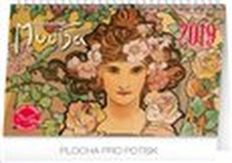 Stolní kalendář Alfons Mucha 2019