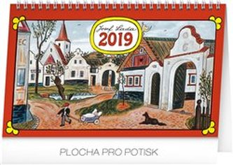 Stolní kalendář Josef Lada – Na vsi 2019