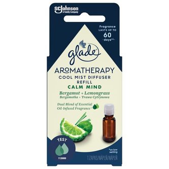 Glade Esenciální olej do aroma difuzéru Aromatherapy Cool Mist Calm Mind 17,4 ml unisex