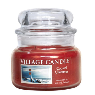Svíčka ve skleněné dóze Village Candle, Vánoce v přístavu, 312 g