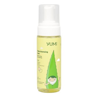 Yumi čistící pěna na obličej Prebiotika + benin + aloe + meruňka a citron 180 ml