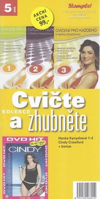 Klimeš Petr - Levné knihy, CD, DVD - Cvičte a zhubněte - 5 DVD