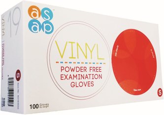 Rukavice vinylové 100 ks S jednorázové