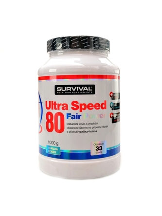 Survival - Ultra Speed protein 80 1000 g - vanilka kokos
