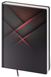 Diář 2022 týdenní A5 Vario - Black design