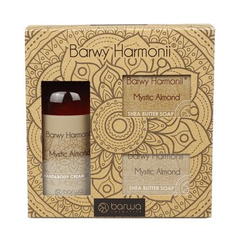 H. set Mystic almond krém na tělo a ruce + 2 ks toaletní mýdla