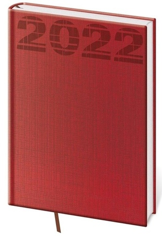 Diář 2022 denní A5 Ccoco - červená
