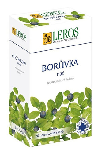 LEROS Borůvka - nať 20 x 1,5 g
