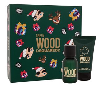 Dsquared2 Green Wood toaletní voda 30 ml + sprchový gel 50 ml Dsquared2 Green Wood toaletní voda 30 ml + sprchový gel 50 ml