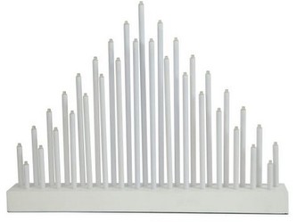 svícen vánoční el.33 svíček LED,teplá BÍ,dřev.BÍ,40,2x30x5cm,do zásuvky