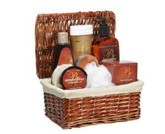 Body tip Dárkové balení Argan BIO v proutěném koši