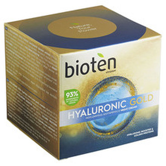 bioten Vyplňující noční krém proti vráskám Hyaluronic Gold (Replumping Antiwrinkle Night Cream) 50 ml woman