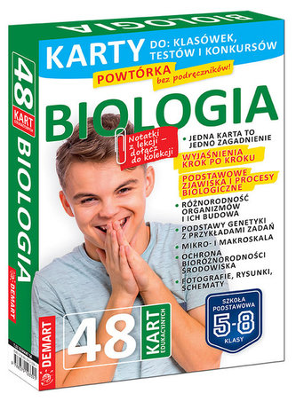 Biologia Karty edukacyjne Szkoła podstawowa 5-8 Biologia Karty edukacyjne Szkoła podstawowa 5-8