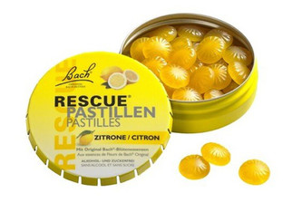 Bachovy květové esence Rescue® krizové pastilky citron 50 g