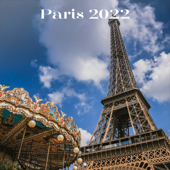 Kalendář 2022 16 měsíců: Paříž (30 x 30|60 cm)